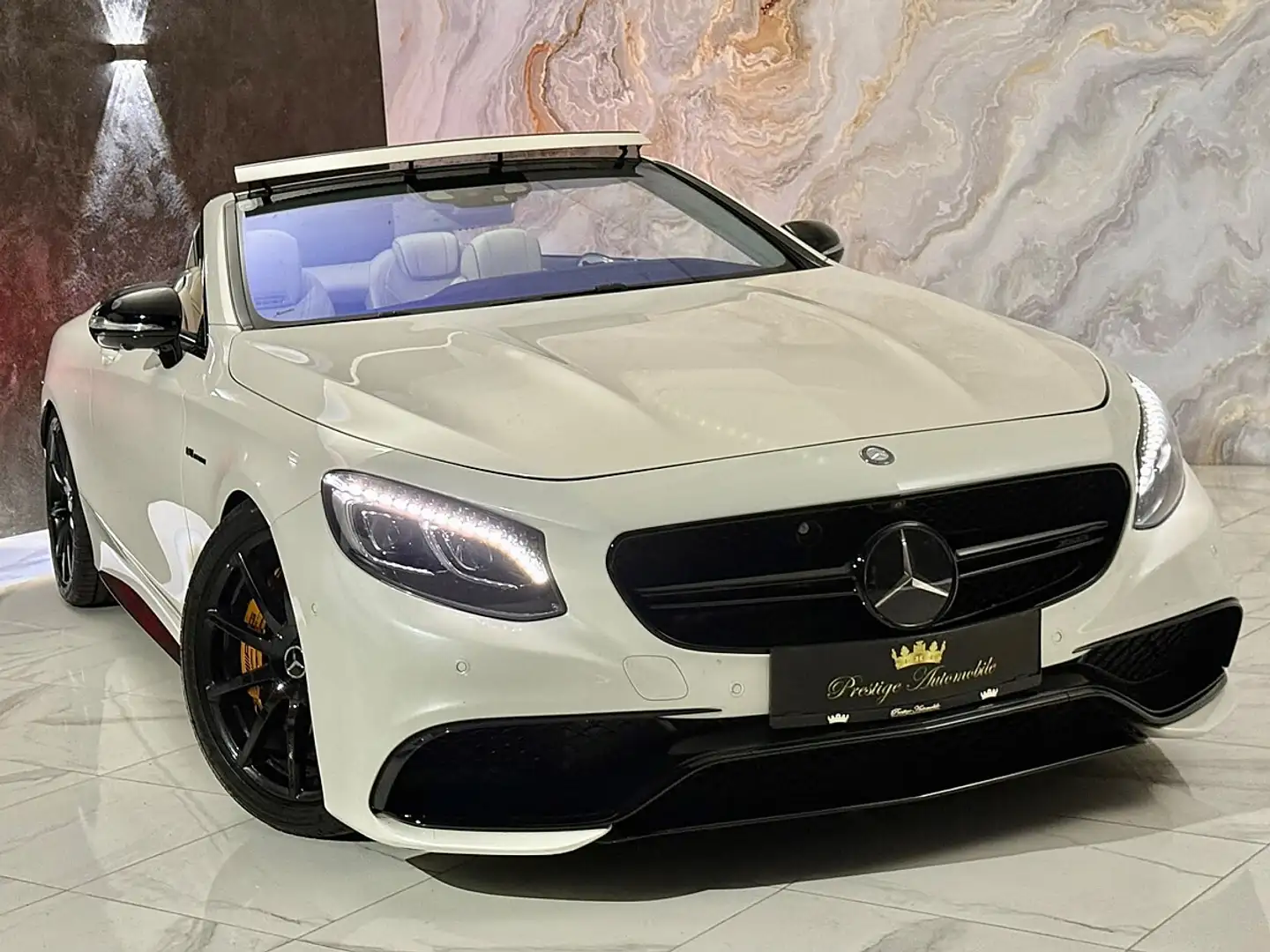 Mercedes-Benz S 63 AMG S63 AMG 4MATIC Cabrio * DESIGNO * VOLL AUSGESTA... Weiß - 1