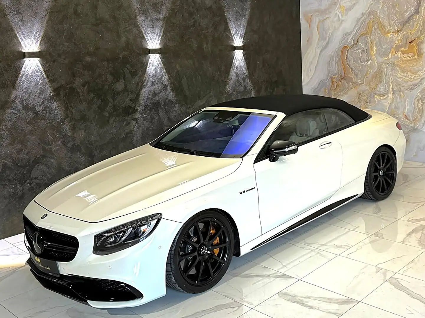 Mercedes-Benz S 63 AMG S63 AMG 4MATIC Cabrio * DESIGNO * VOLL AUSGESTA... Weiß - 2