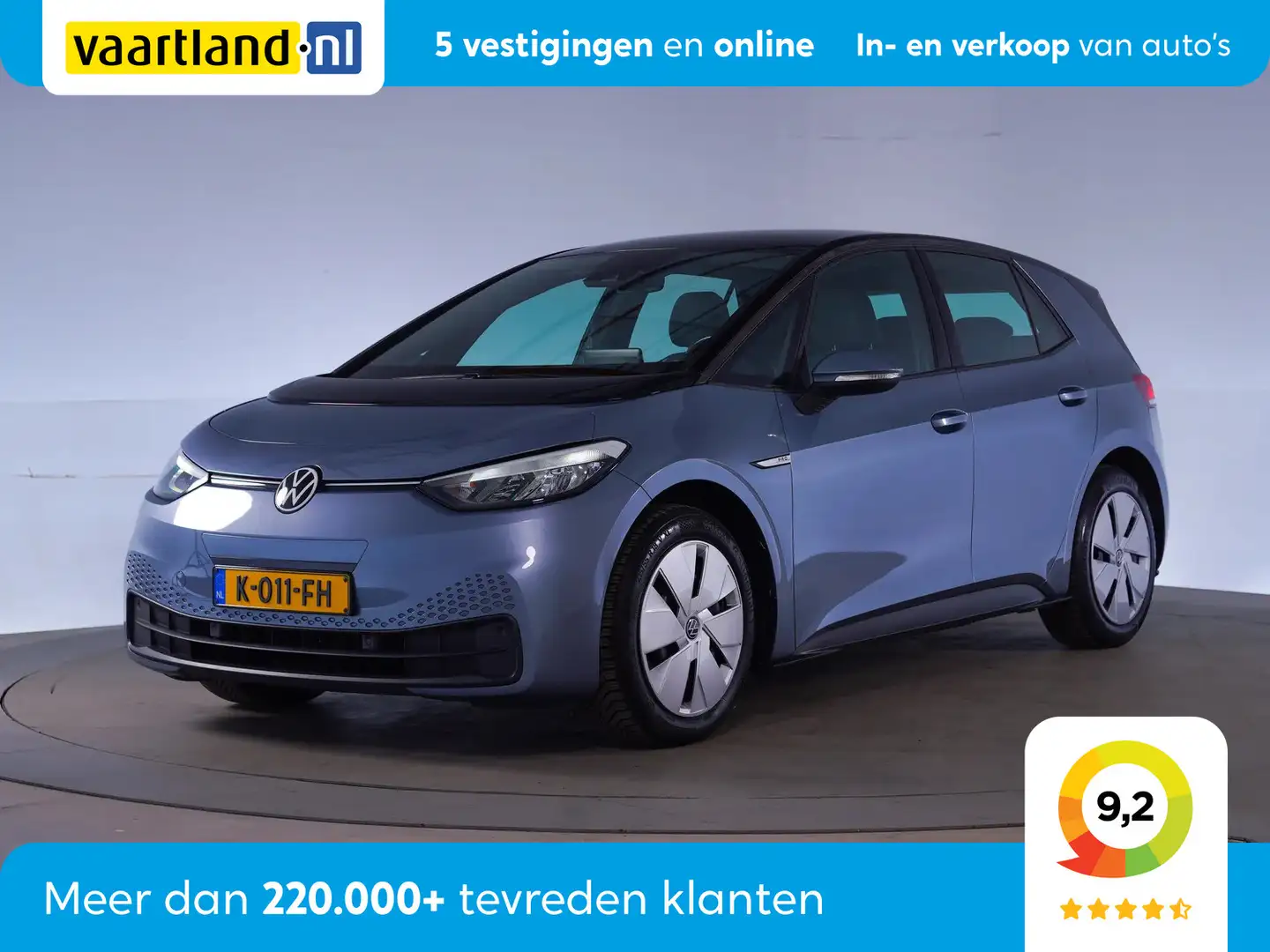 Volkswagen ID.3 Life 58 kWh [ Navi Stoelverwarming Apple/Android ] Blauw - 1