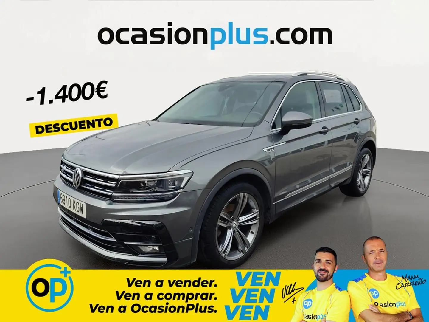 Volkswagen Tiguan 2.0TDI Sport 110kW (4.75) Gris - 1