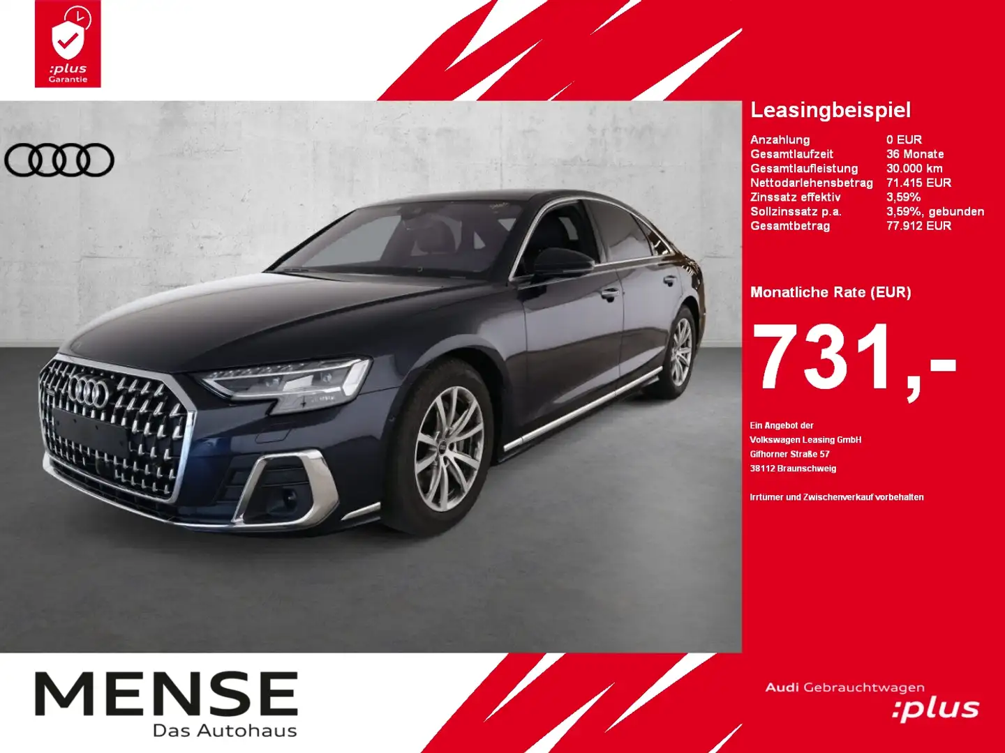 Audi A8 50 TDI quattro tiptronic |Matrix|Luft|Pano|LM Azul - 1
