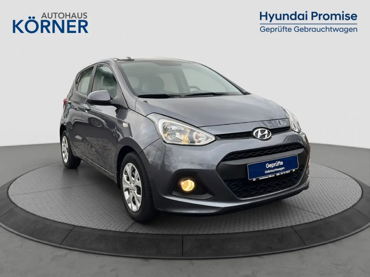 Hyundai i10 Trend 1.2 Automatik *KLIMA* Grijs - 1
