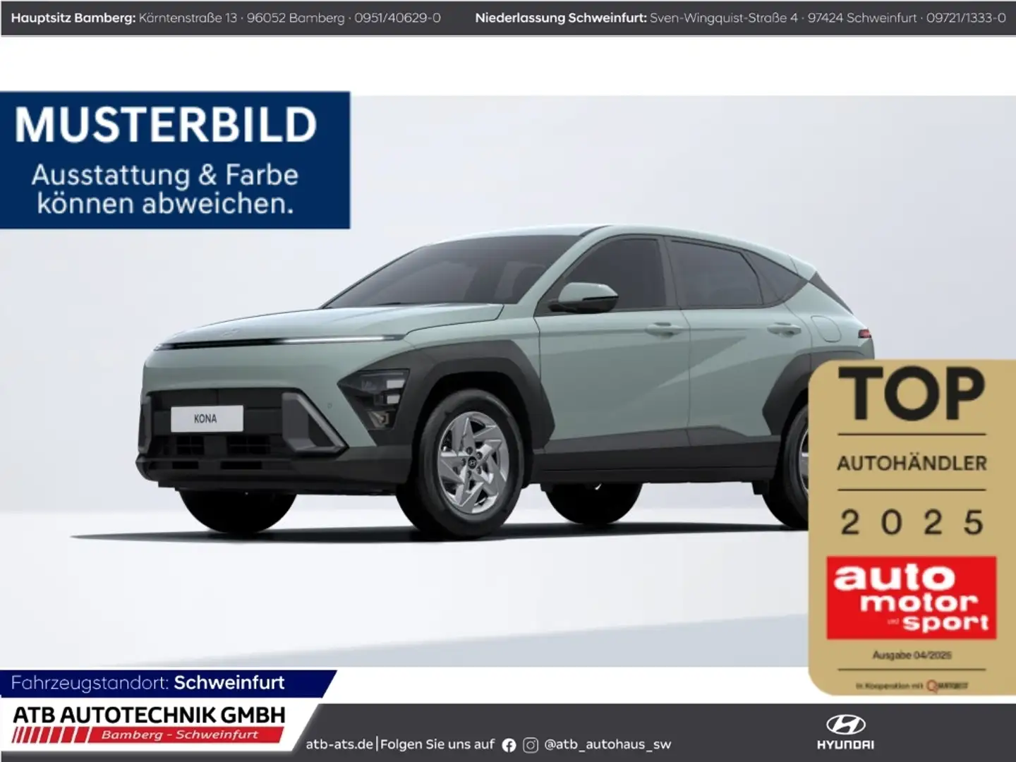Hyundai KONA Select 1.6 T-GDi M/T 138 PS Navi LED ACC Apple Car Vert - 1