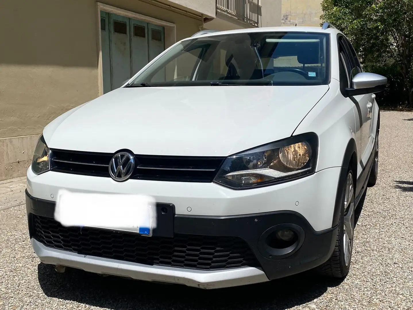 Volkswagen Polo Cross Polo V 2014 5p 1.4 tdi bm dsg Blanc - 1