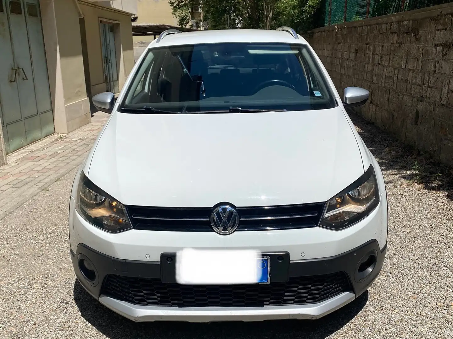 Volkswagen Polo Cross Polo V 2014 5p 1.4 tdi bm dsg Blanc - 2
