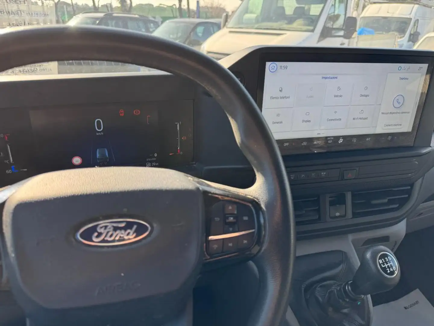 Ford Transit Custom 2.0cc 150cv TELECAMERA POST. ANDROID/IOS Bianco - 2