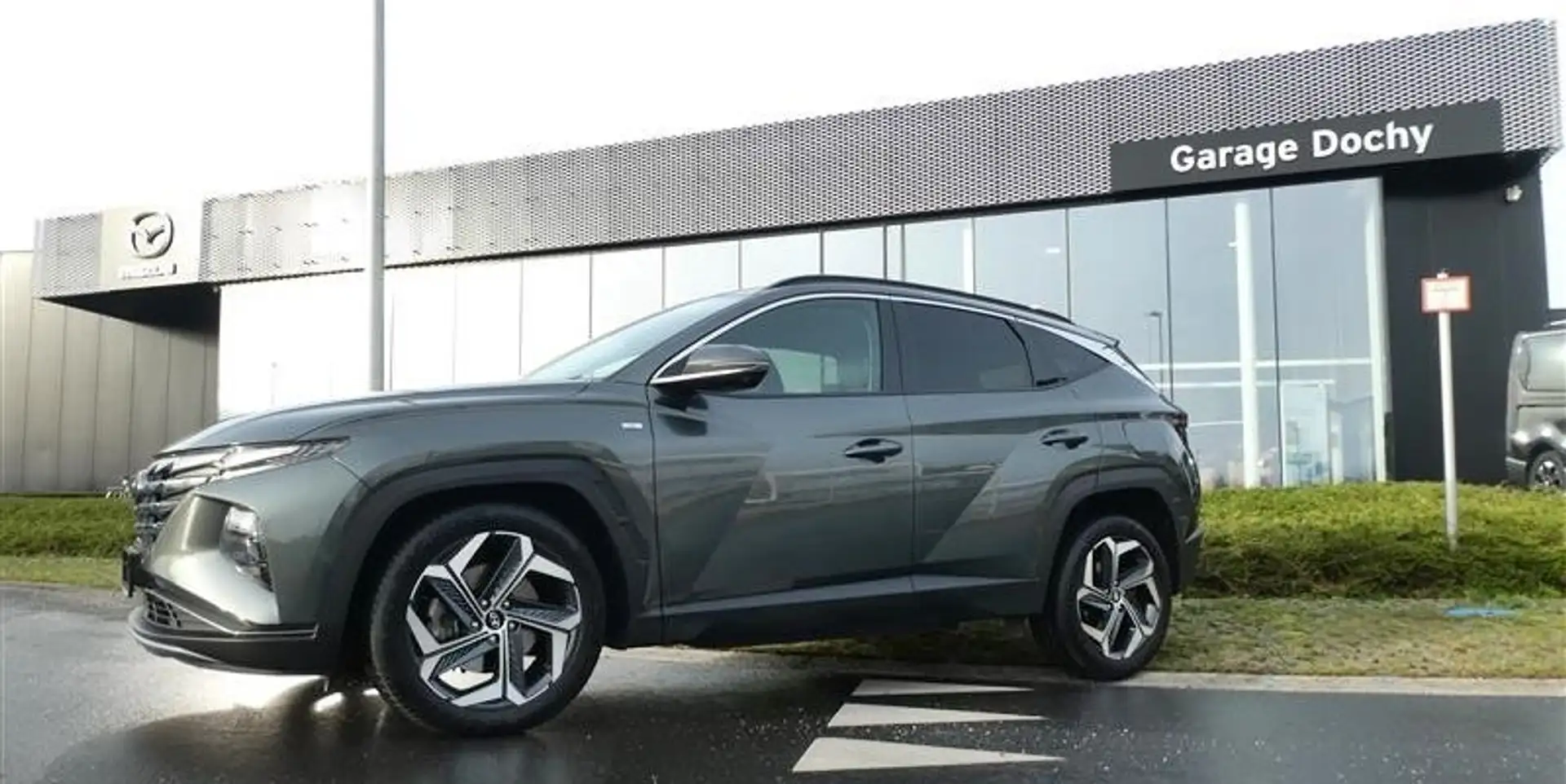 Hyundai TUCSON 48V-Hybrid benzine topuitvoering met garantie ! Grijs - 2