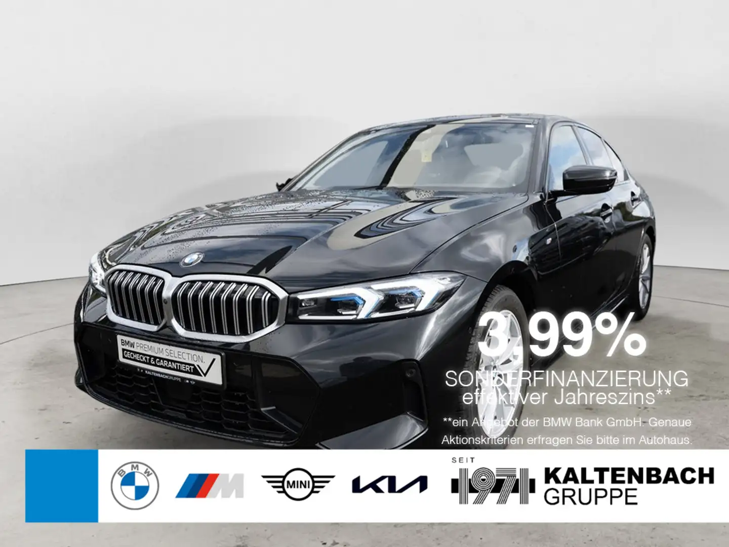 BMW 320 d M-Sport HGSD AHK 360° ACC LED NAVI KLIMA Schwarz - 1