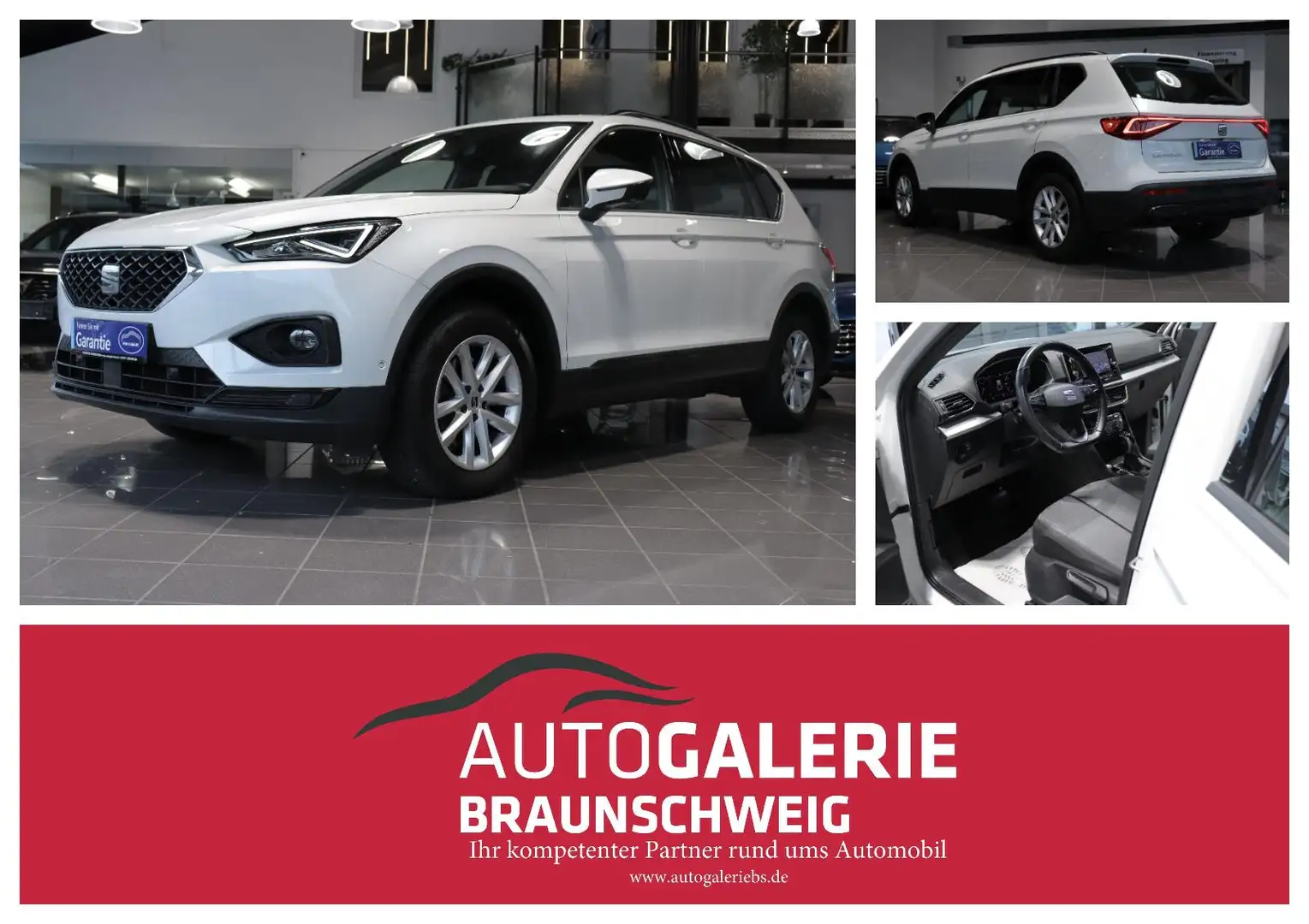 SEAT Tarraco 1.5 TSI DSG Style *7-SITZE*CAM*SHZ*GRA* Weiß - 1