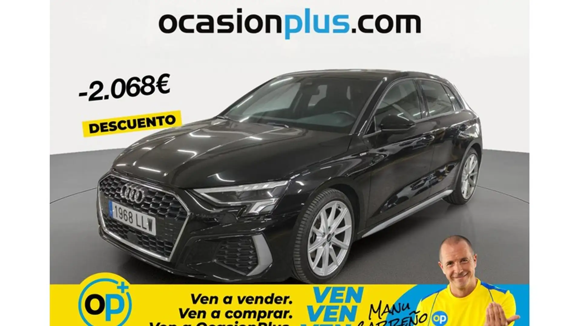 Audi A3 Sportback 30 TFSI S line Negro - 1