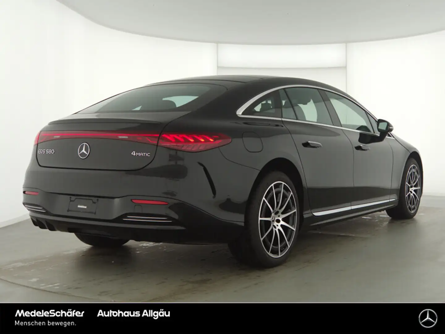 Mercedes-Benz EQS EQS 580 4M AMG 21" AHK HA-Lenk MASSAGE NAPPA LED Noir - 2