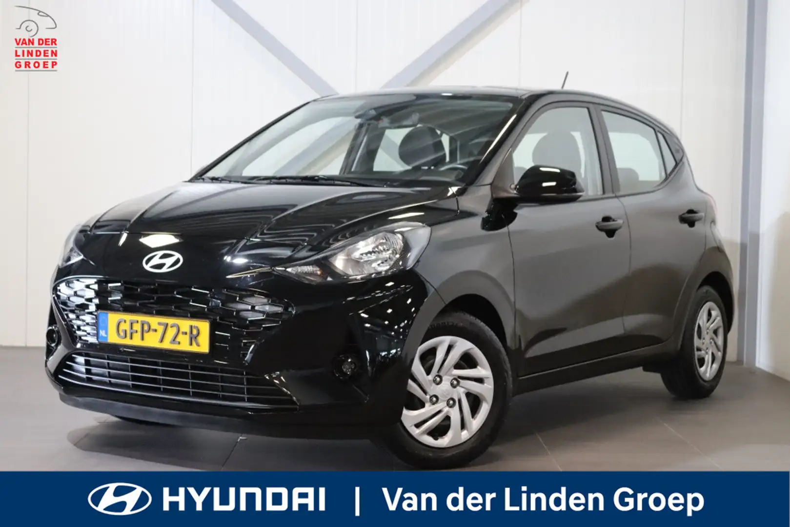 Hyundai i10 1.0 Comfort 5-zits Airco|Carplay|DAB+| "RIJKLAAR" Zwart - 1