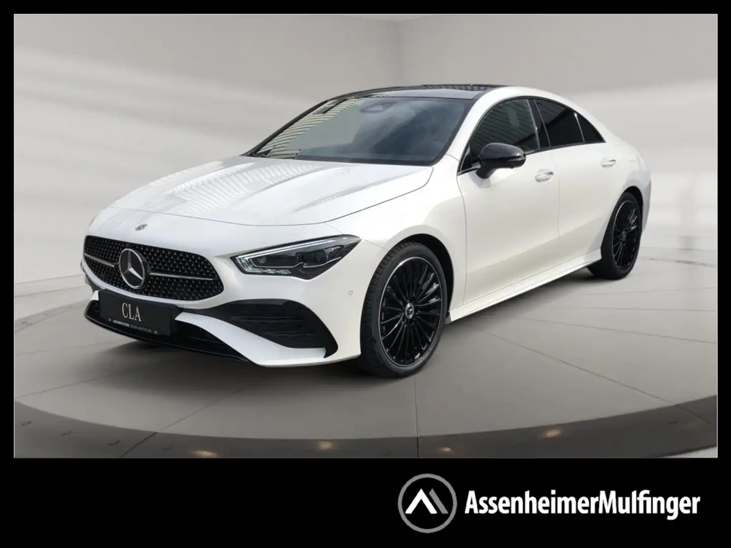 Mercedes-Benz CLA 200 Coupe +MBUX+AMG+Wide+Pano+AHK+SpurW+PDC Weiß - 1