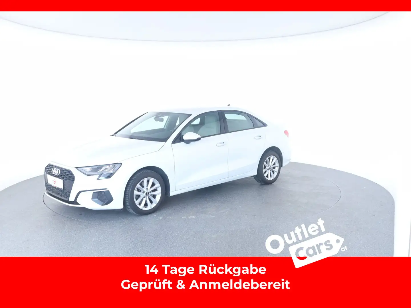 Audi A3 Limousine 30 TFSI Weiß - 1