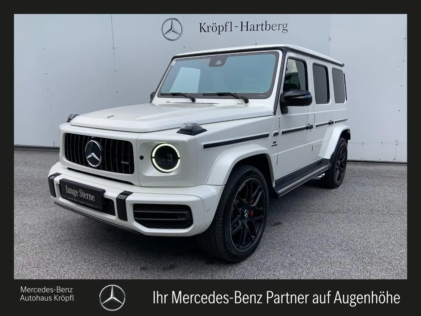 Mercedes-Benz G 63 AMG Night SHD Stdhzg Distr Mbeam COM Burm Weiß - 1