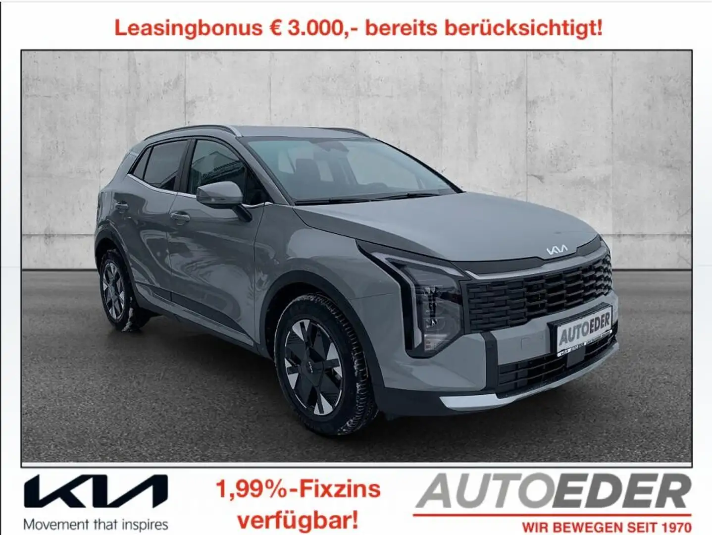 Kia Sportage 1,6 TGDI Silber Grau - 1