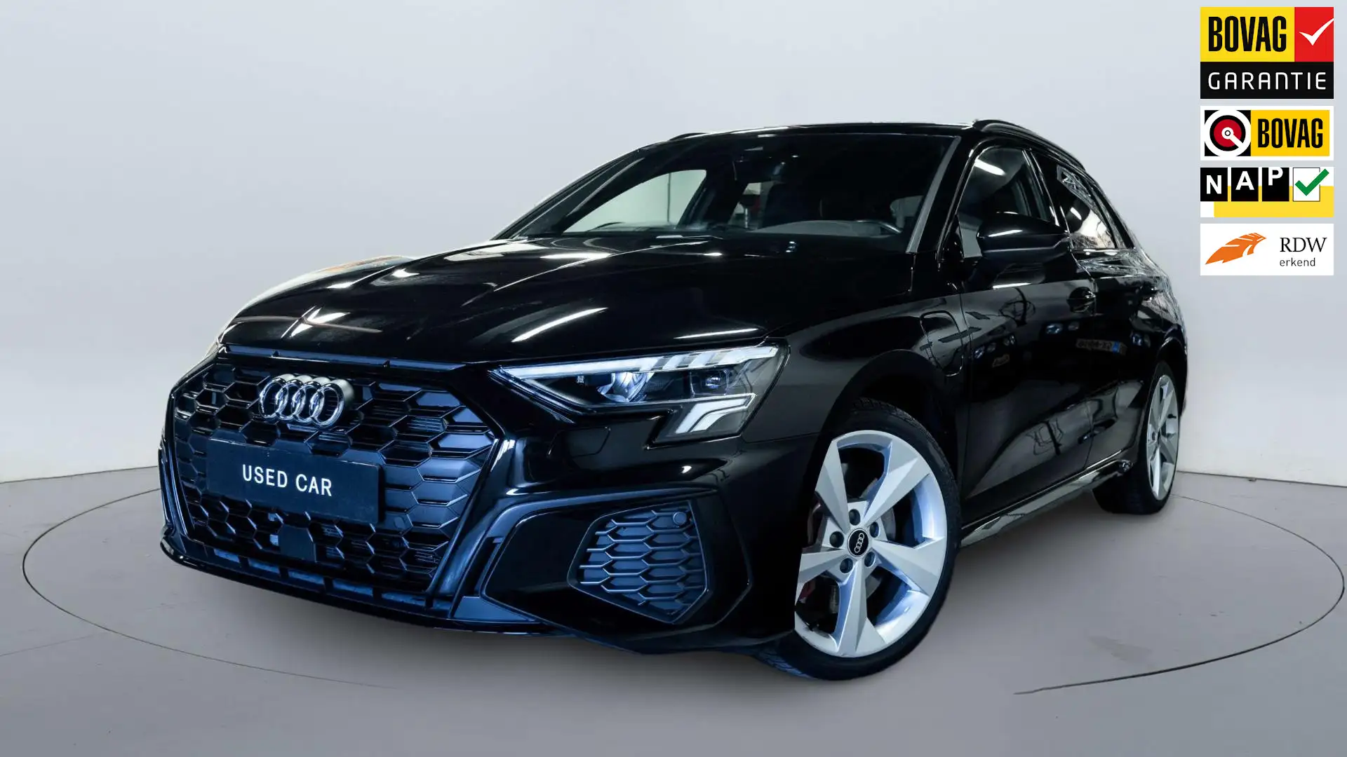 Audi A3 Sportback 45 TFSI e S edition Competition 245PK|NA Schwarz - 1