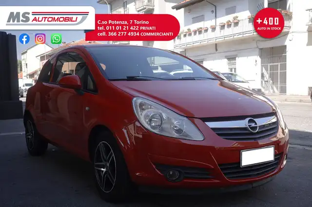 2007 Opel Corsa in Red for sale