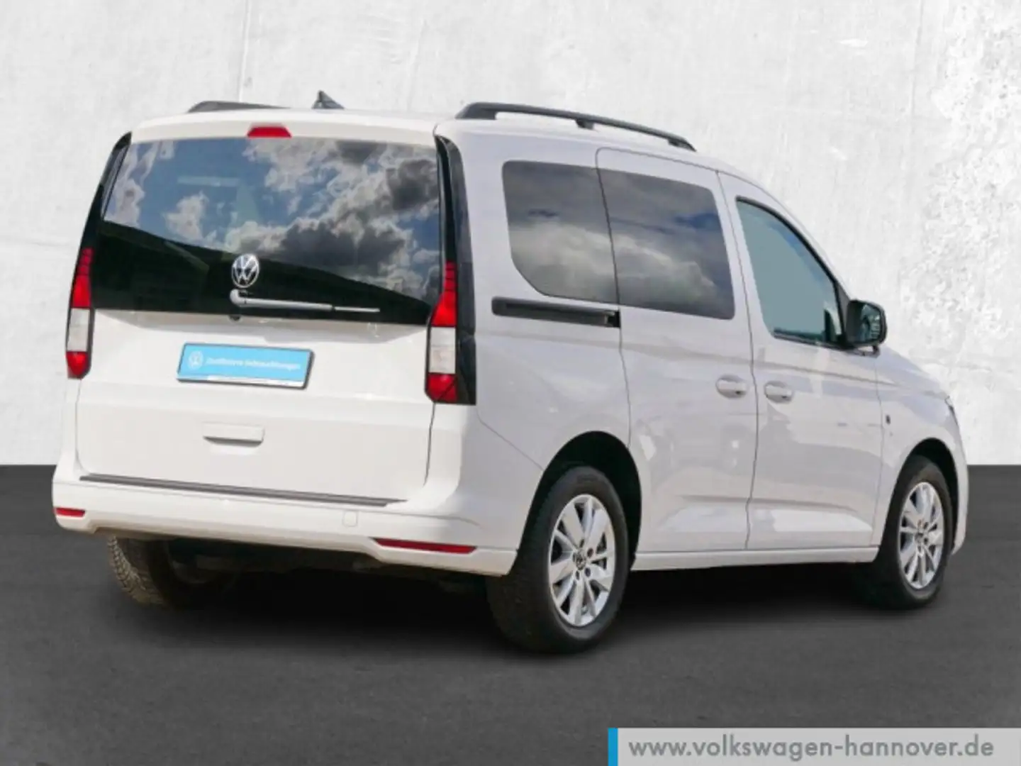 Volkswagen Caddy 2.0 TDI DSG Life Klima SHZ GRA LaneA Weiß - 2