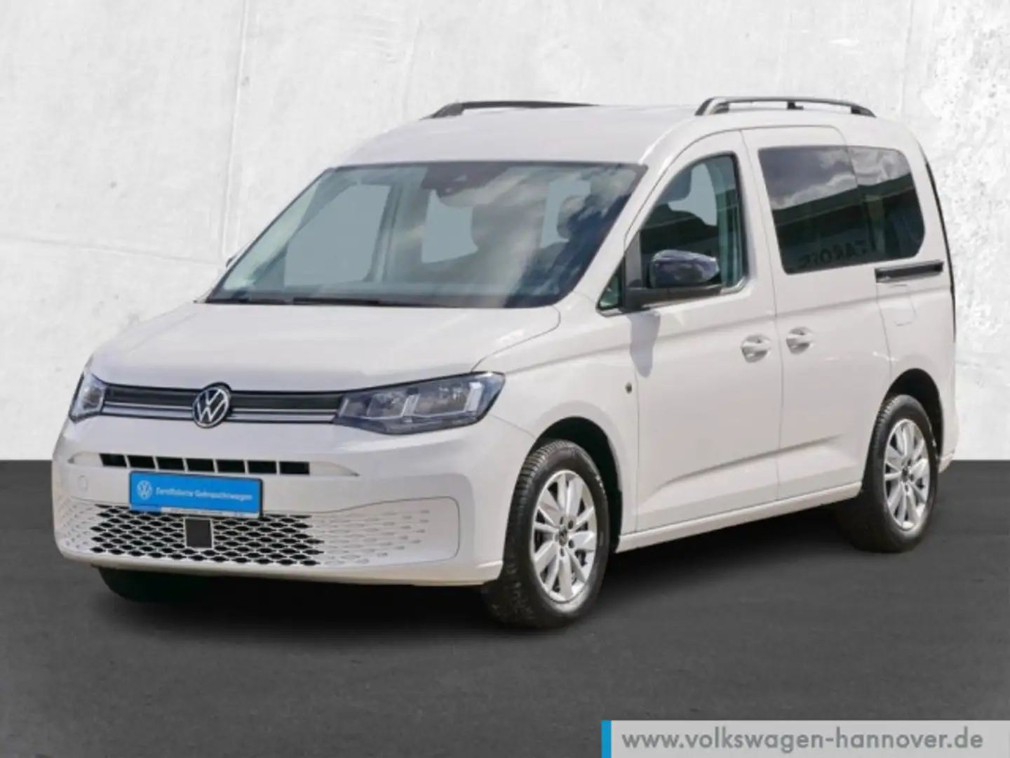 Volkswagen Caddy 2.0 TDI DSG Life Klima SHZ GRA LaneA Weiß - 1