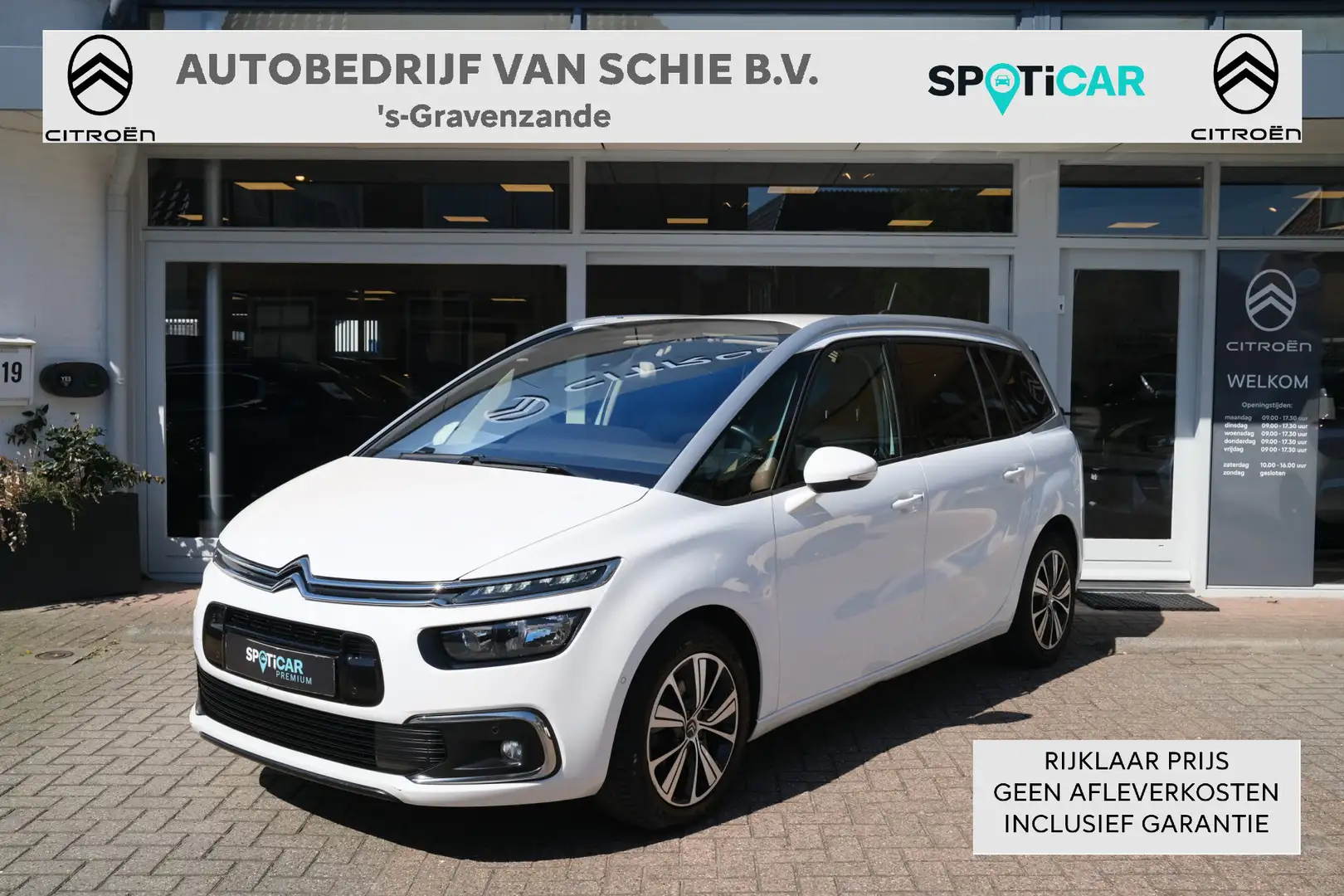 Citroen Grand C4 Picasso PT 130 Shine Elektr. a klep | Massage | 7 zits Wit - 1