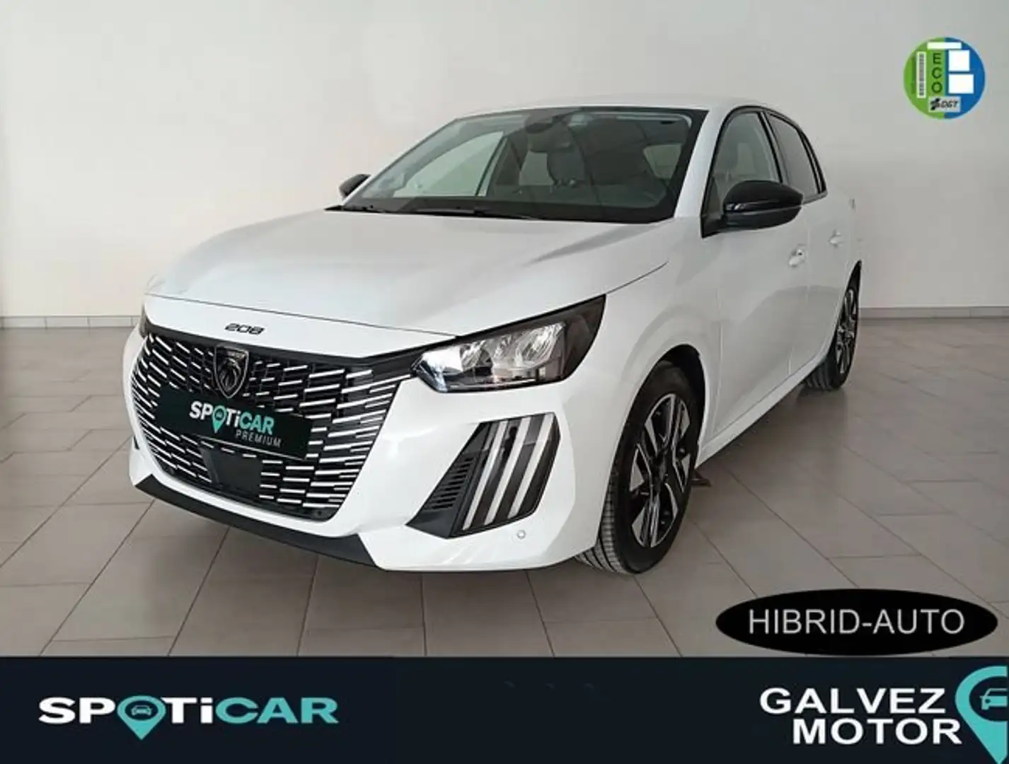 Peugeot 208 1.2 Hybrid Allure e-DCS6 100 Blanco - 1