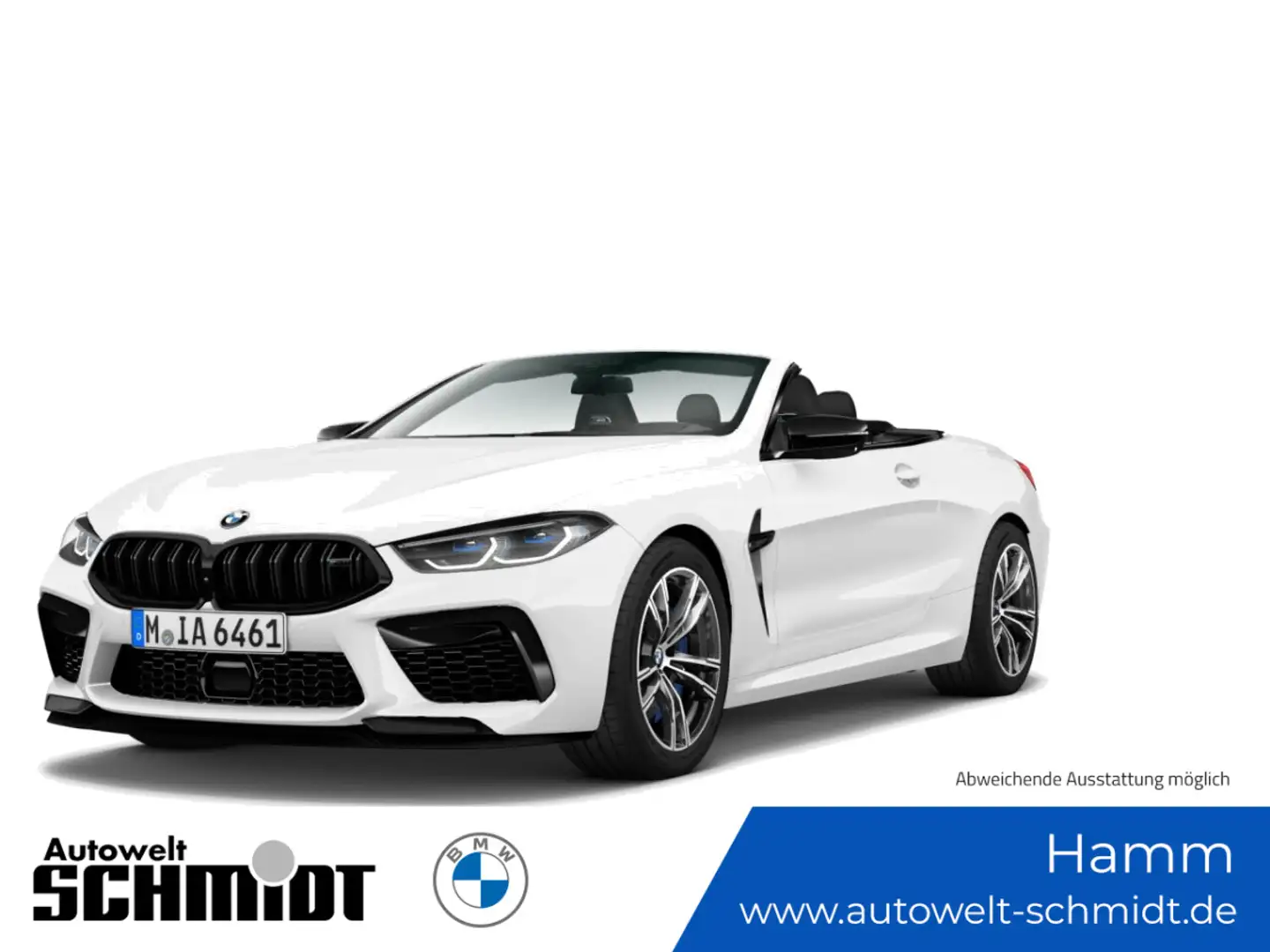 BMW M8 Competition xDrive Cabrio / 0 Anz= 1.429,- !! Weiß - 2