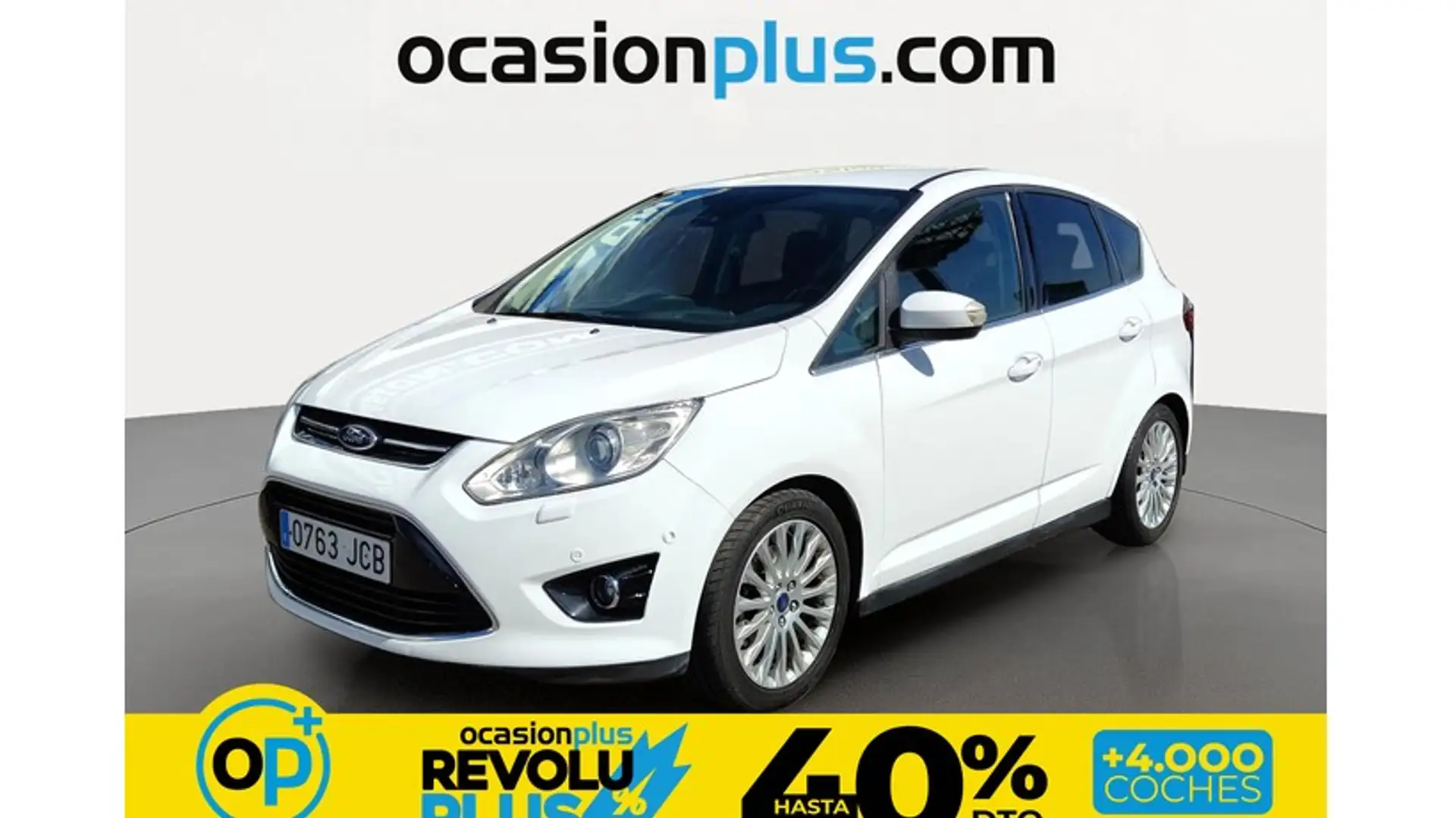 Ford C-Max 2.0TDCi Titanium Powershift Weiß - 1