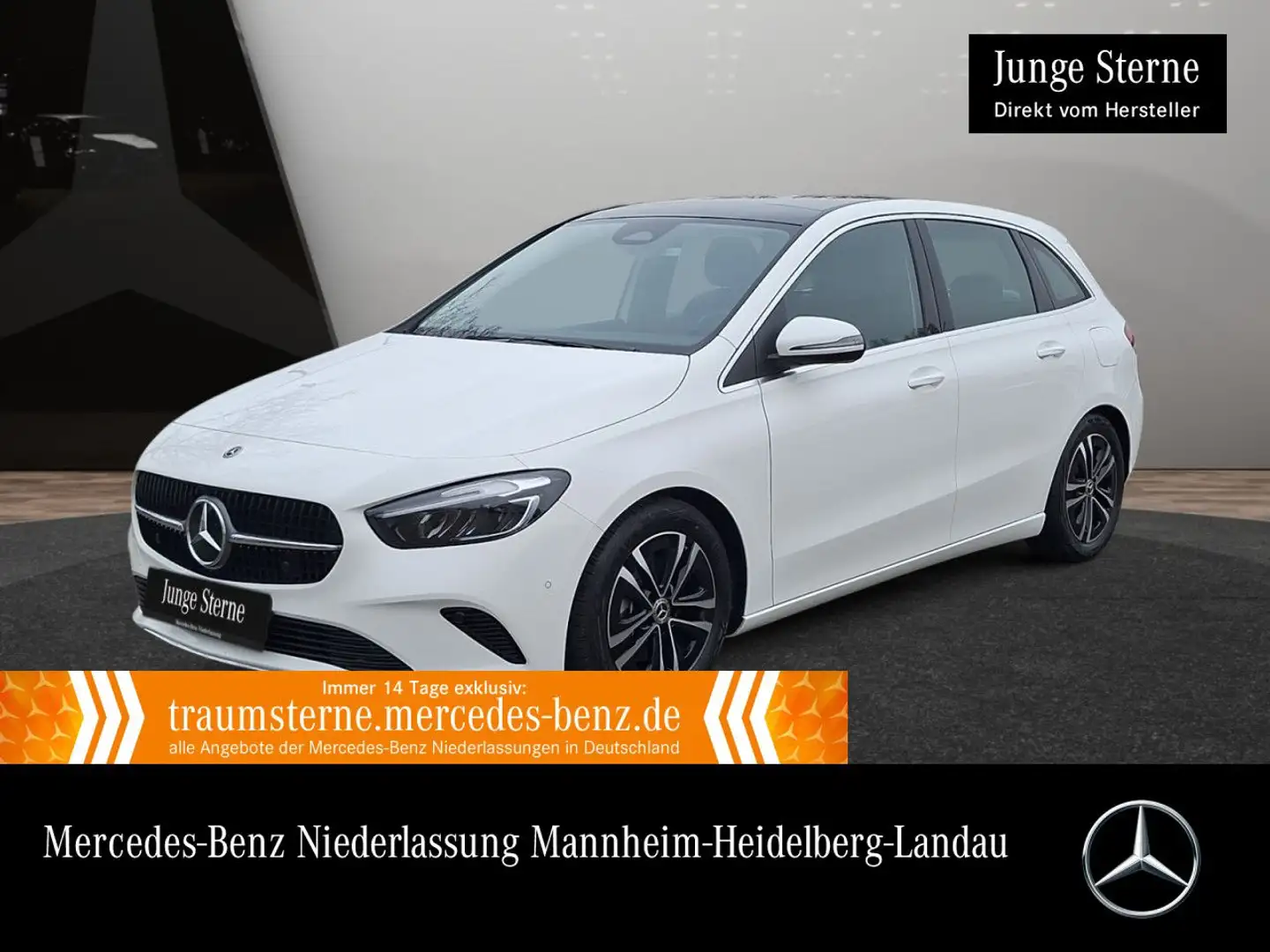 Mercedes-Benz B 220 d PROGRESSIVE+PANO+AHK+LED+KAMERA+TOTW+8G Blanc - 1