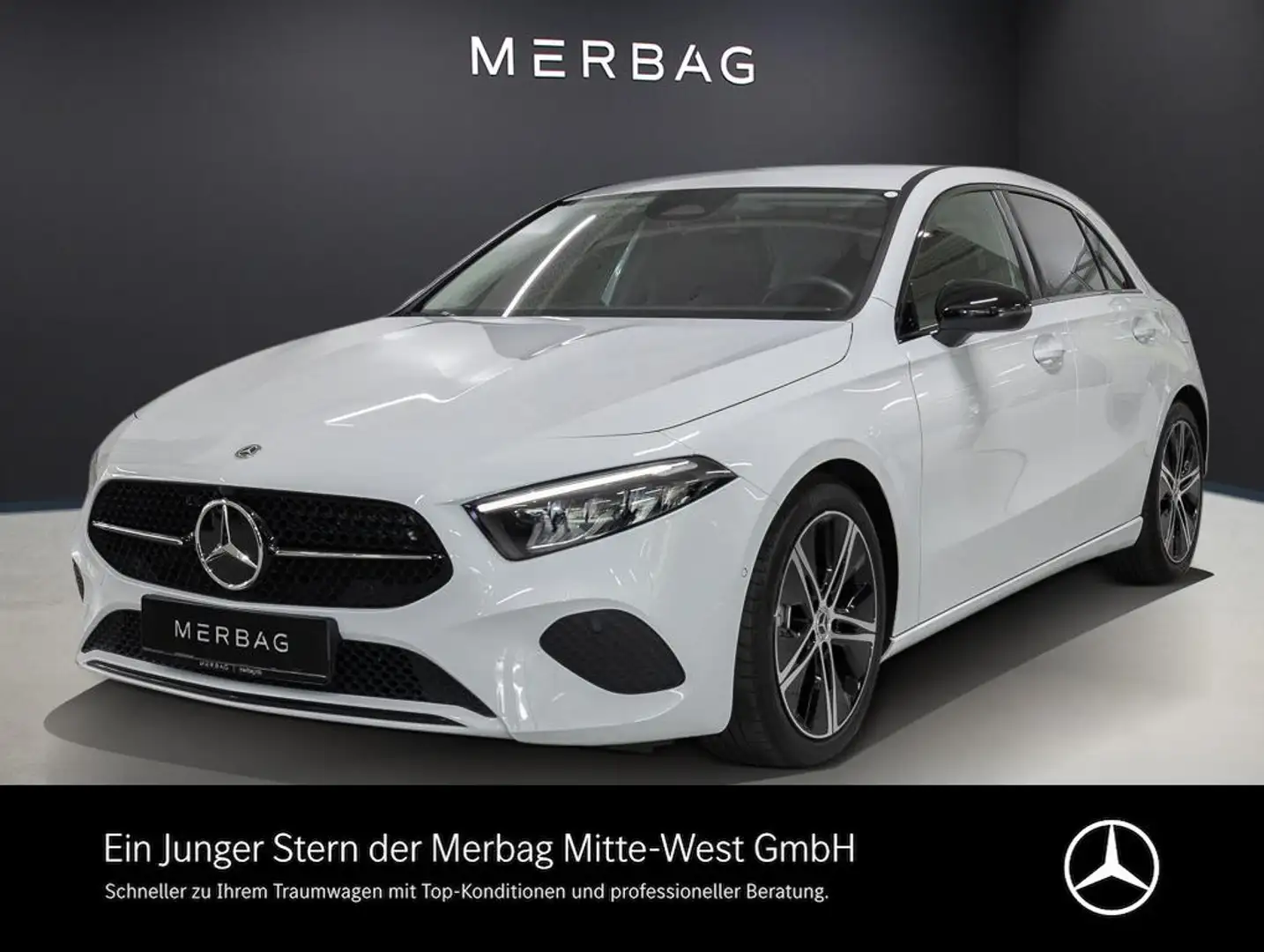 Mercedes-Benz A 180 Kompaktlimousine SpurW W-Paket ParkAss. Weiß - 1
