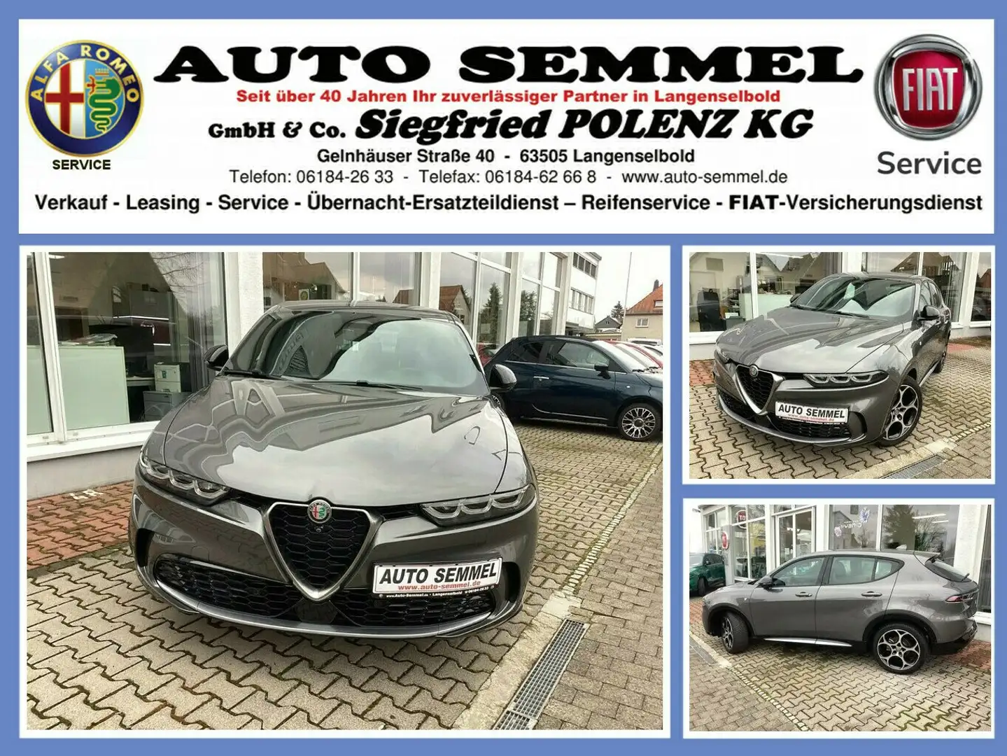 Alfa Romeo Tonale 1.6 Turbodiesel TI Grigio - 1