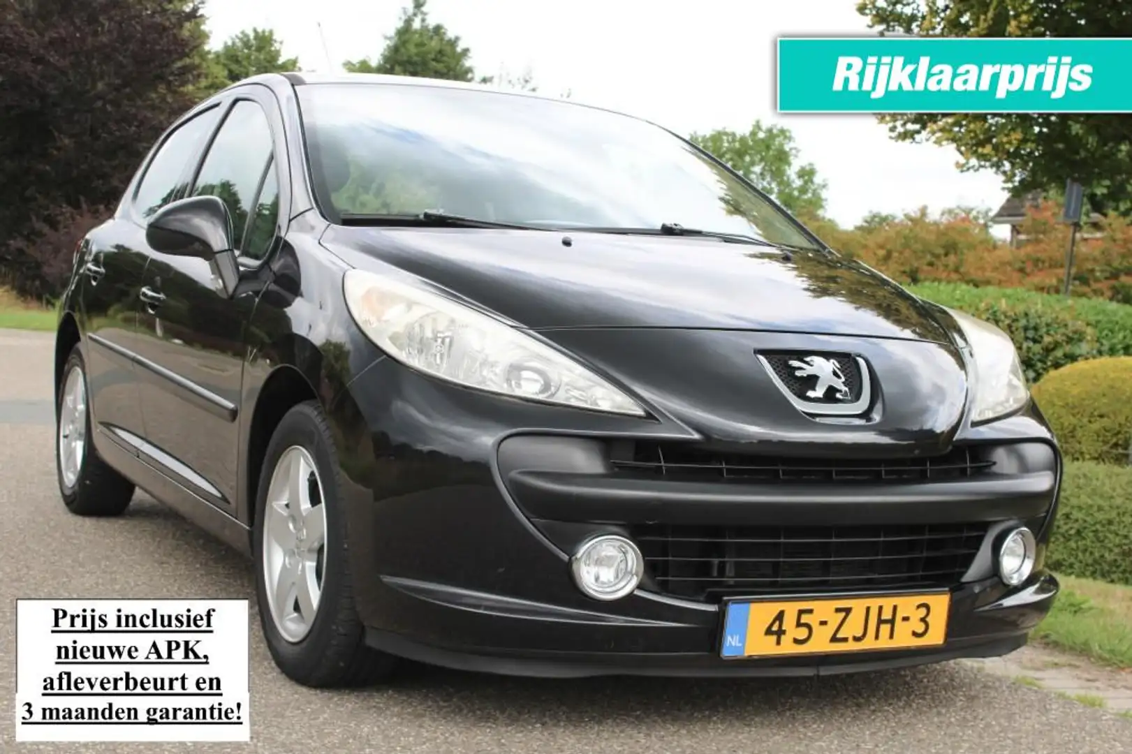 Peugeot 207 1.4 VTi 95pk XS 5-deurs airco/lm velgen Zwart - 1