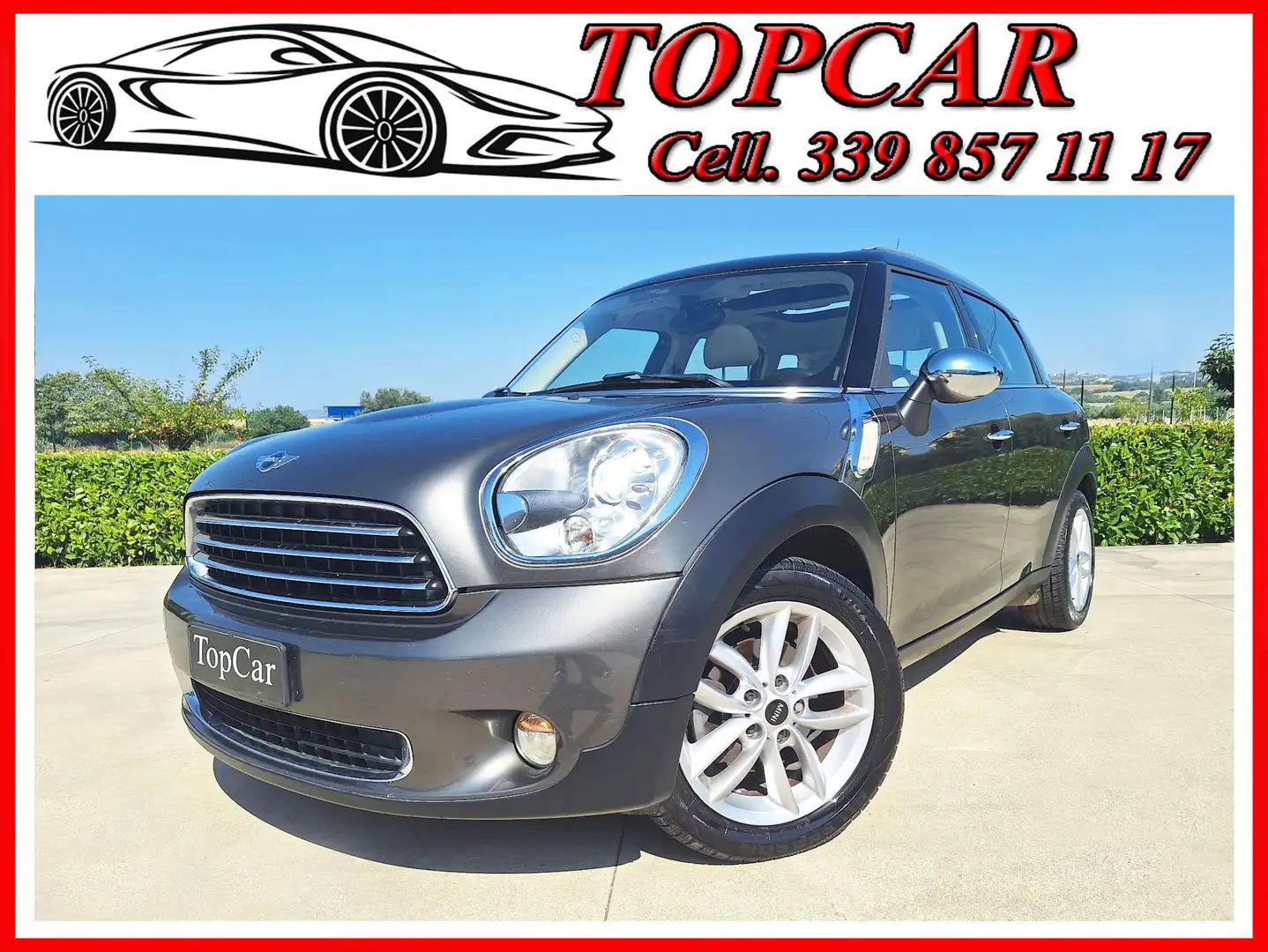 MINI Cooper D Countryman Mini Countryman 2.0 Tetto, Xeno, Sedili in pelle Grigio - 1