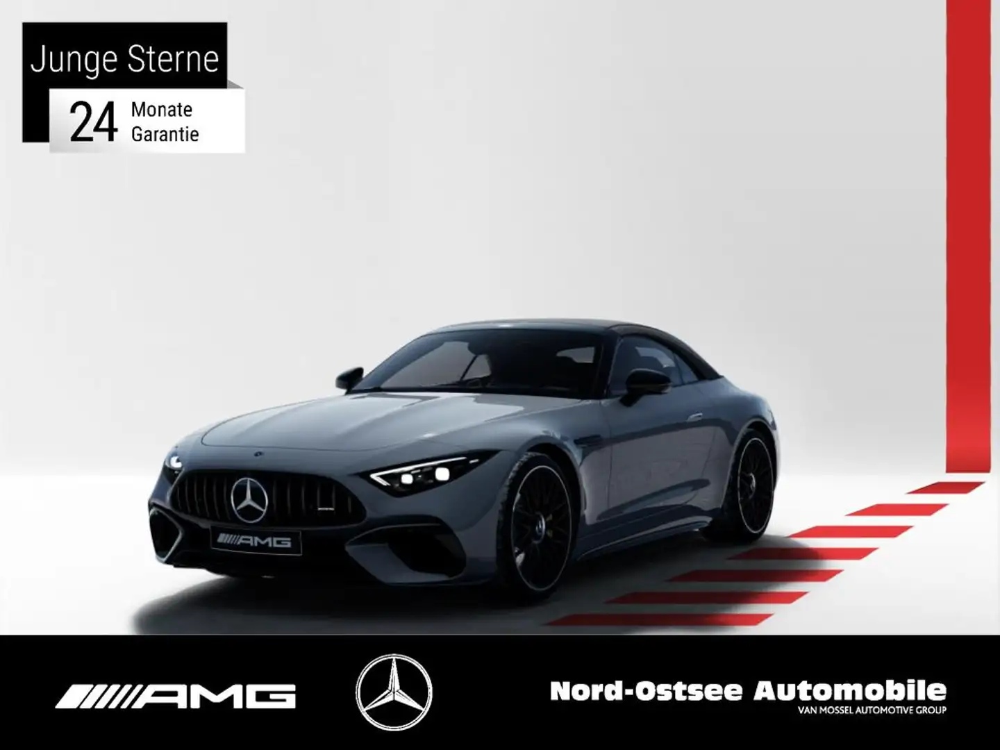 Mercedes-Benz SL 63 AMG 4M HUD ACC LED PDC DISTRO KEYLESS MBUX Gris - 1