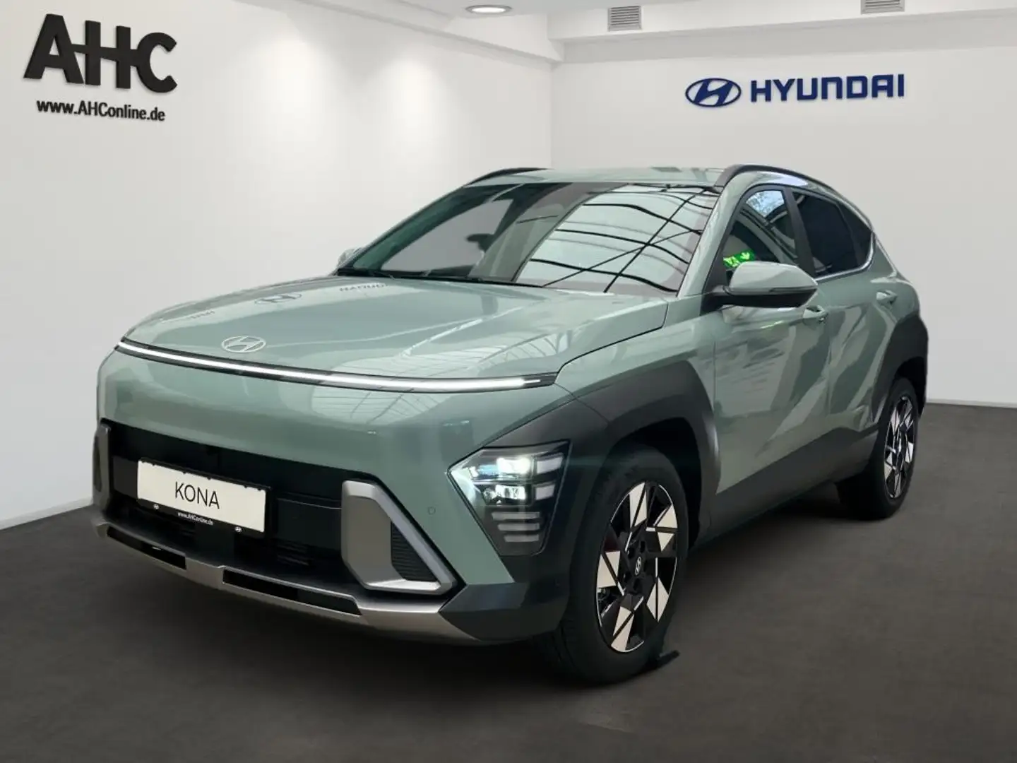 Hyundai KONA HEV 1.6 GDI 2WD 7-DCT Prime LED 2xKlima Grün - 1