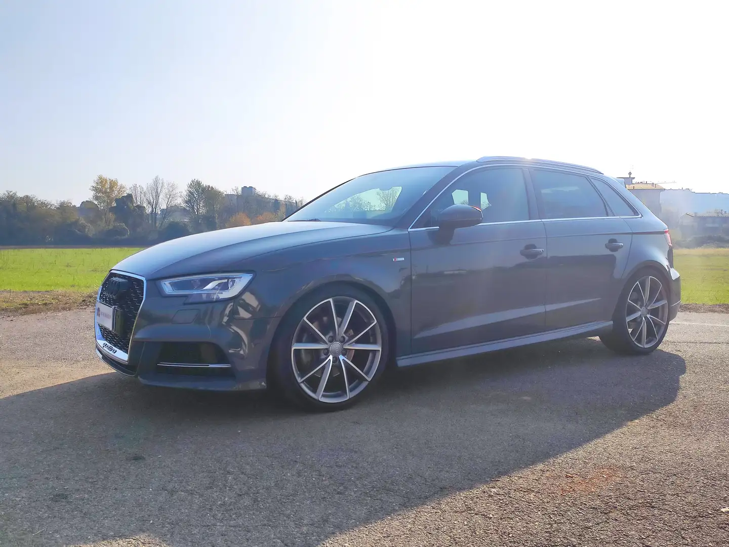 Audi A3 A3 Spbk. 2.0 tfsi 190 cv Quattro s-tronic S line! Gris - 1