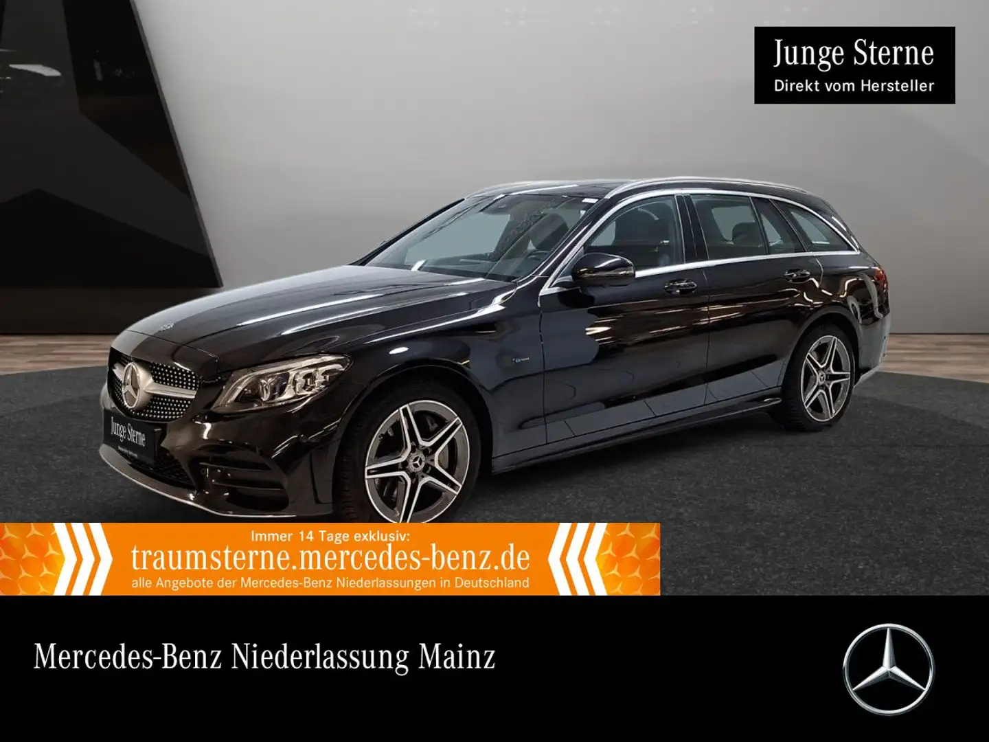Mercedes-Benz C 300 e T AMG+PANO+360+MULTIBEAM+SPUR+TOTW+KEYLESS Schwarz - 1