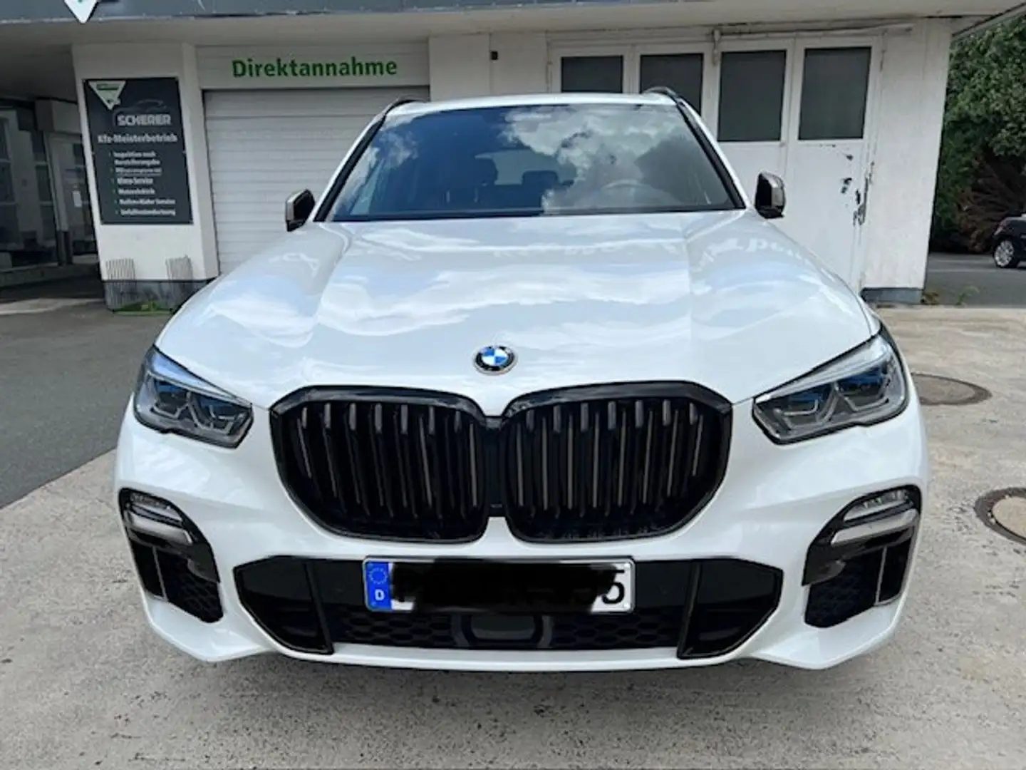 BMW X5 M50 d Blanc - 1