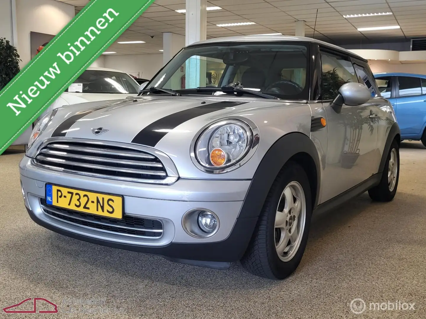 MINI Cooper Mini 1.6 *CRUISE&CLIMA, OPENDAK, PDC, RIJKLAAR PRI Grijs - 1