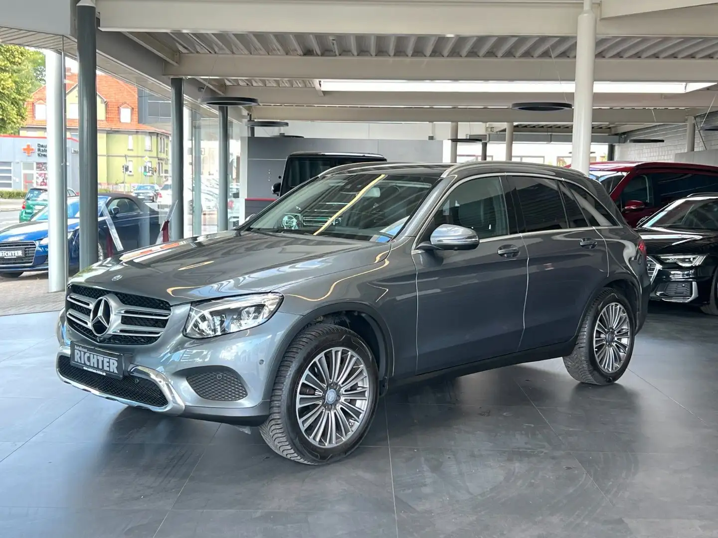 Mercedes-Benz GLC 250 d 4M Exclusive/Pano/Navi/SHZ/LED/360°Kam Gris - 1