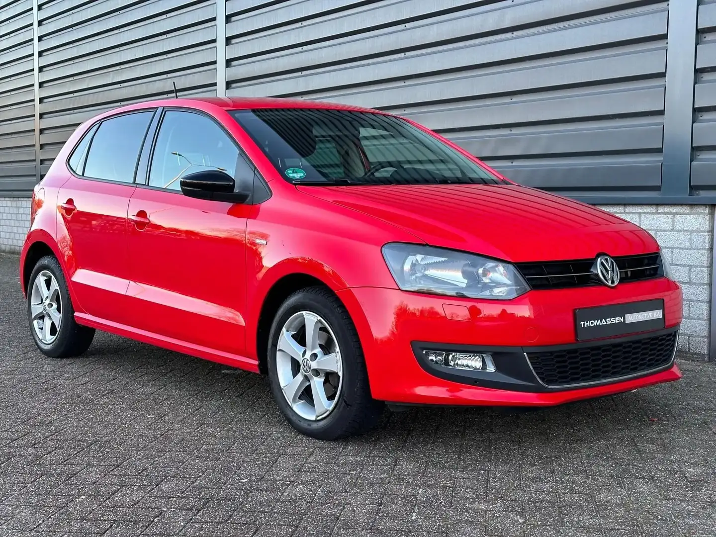 Volkswagen Polo 1.2 TSI Highline MATCH!! Cruise airco Rood - 2