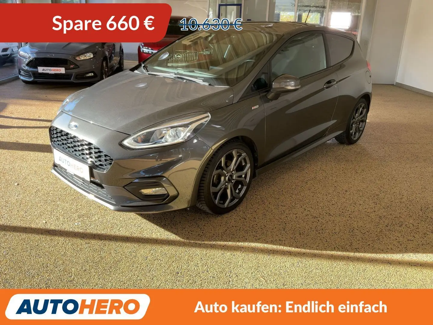 Ford Fiesta 1.0 EcoBoost ST-Line*SHZ*KLIMA*GARANTIE* Gris - 1