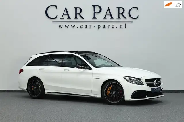 Mercedes-Benz C 63 AMG S 510+PK KERAMISCH/KUIPSTOELEN/SFEER/PANO/LEER+S.V