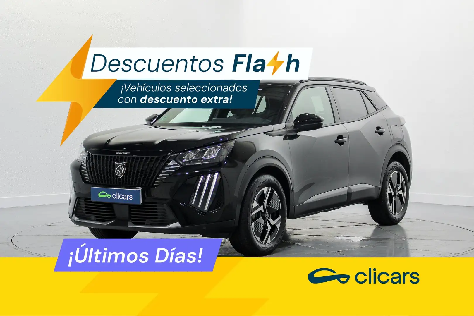 Peugeot 2008 1.2 PureTech S&S Allure 100 Zwart - 1