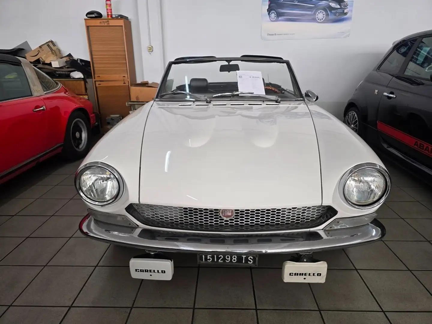 Fiat 124 Spider 1.6 SPORT 110CV TARGHE+LIBRETTO ORIGINALI Blanco - 2