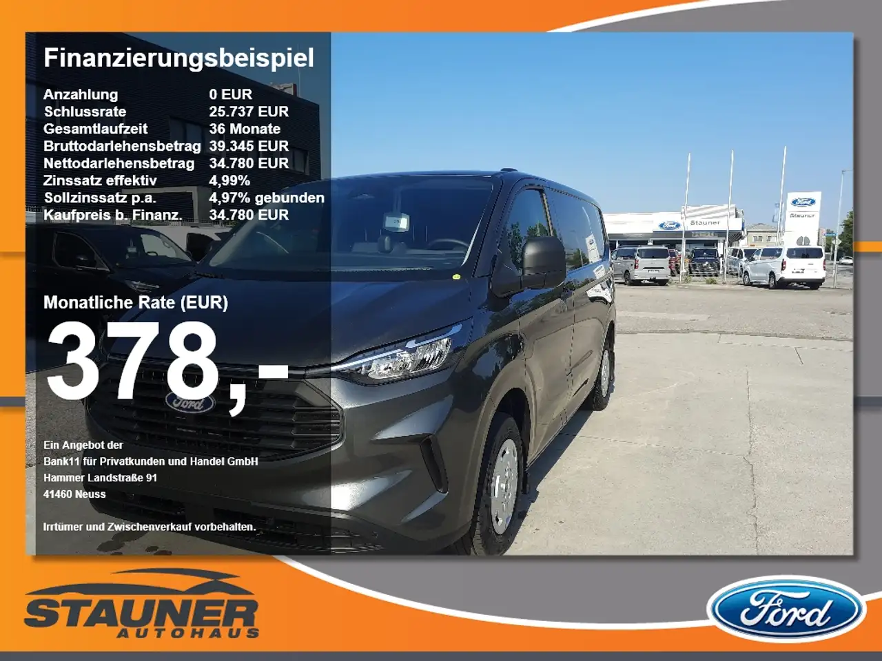 Ford Transit Custom Trend 280L1 RFK Frontscheibe beh. — photo 1 of 15