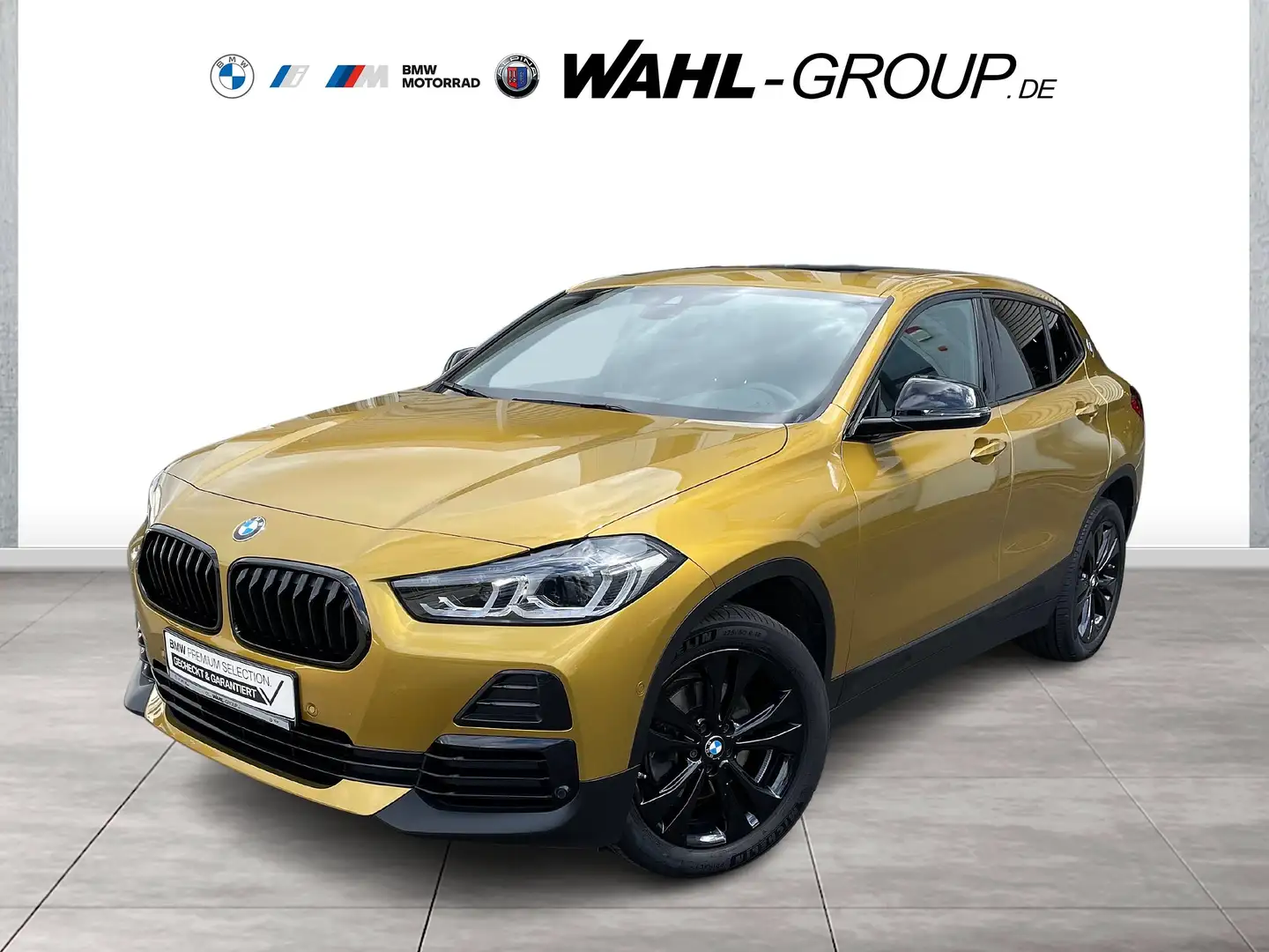 BMW X2 sDrive18d DAB LED PANO KAMERA NAVI SHZ ALU 18" Jaune - 1
