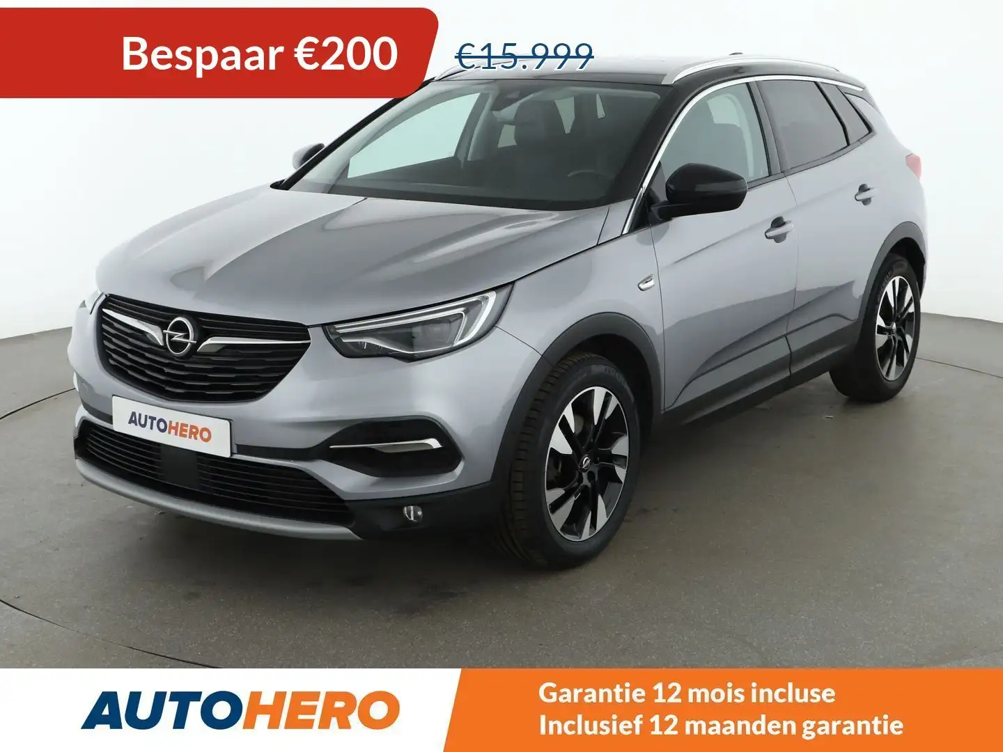 Opel Grandland X 1.2 Turbo Ultimate Grigio - 1