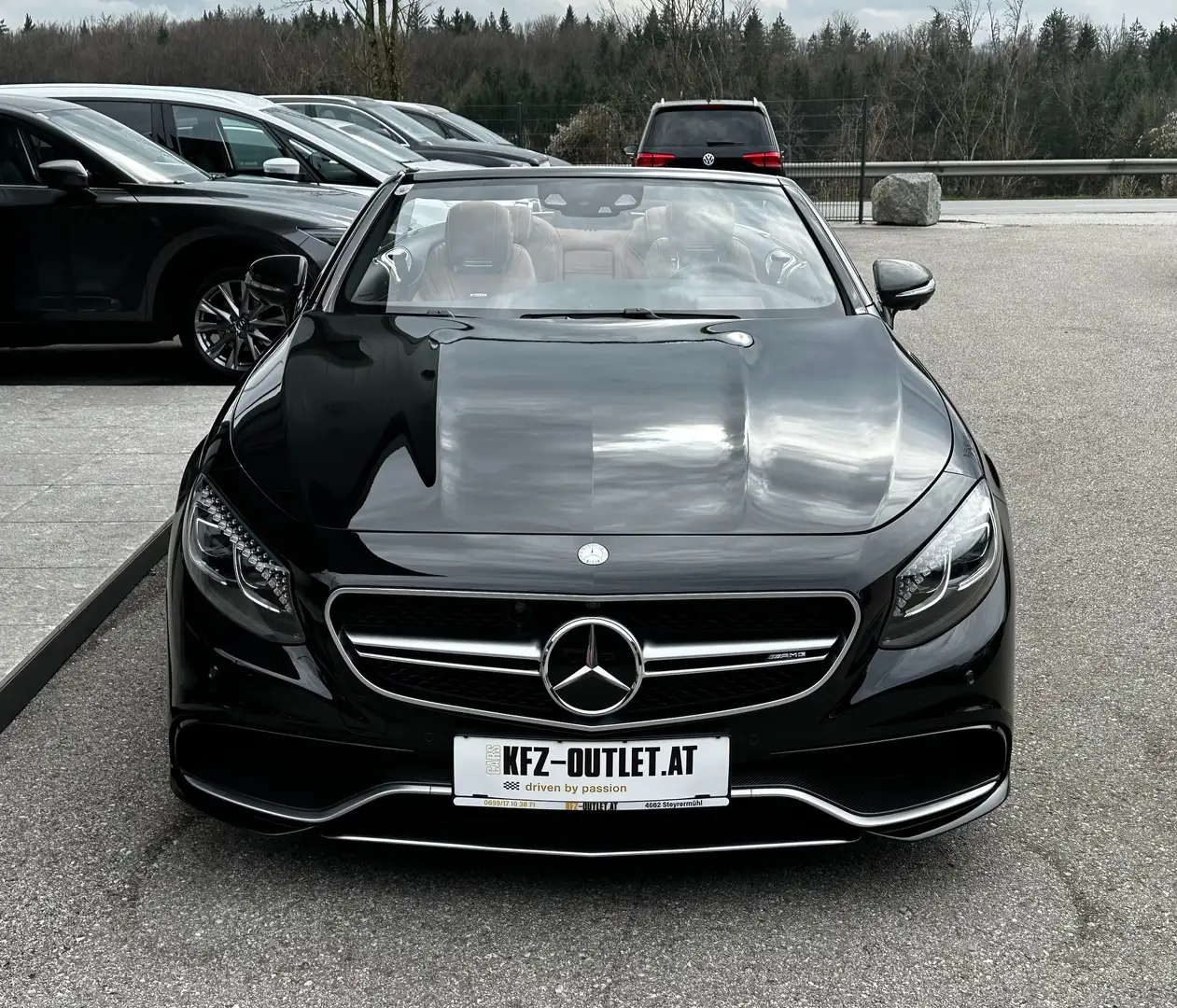 Mercedes-Benz S 63 AMG 4Matic Cabrio *Ö-1.Besitz*Carbon*Swarovski* Schwarz - 2