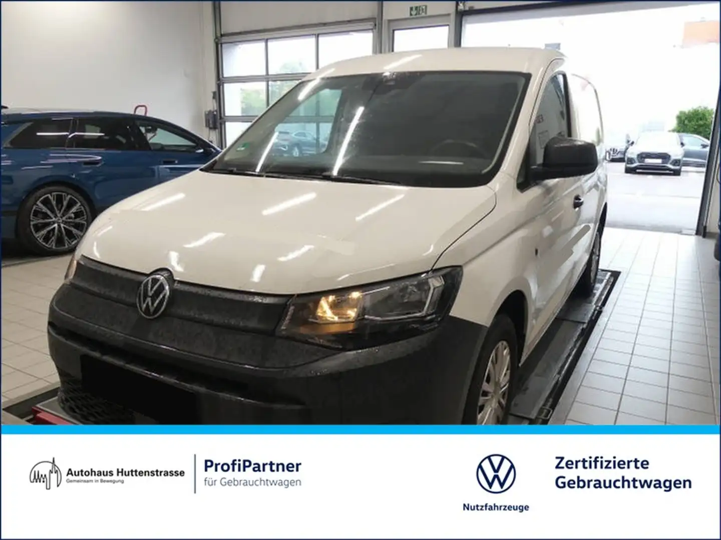 Volkswagen Caddy Cargo 2.0 TDI KLIMA SHZ PDC APP Weiß - 1